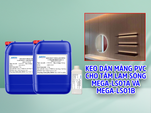 Keo dán tấm lam sóng MEGA-PVC-LS-01